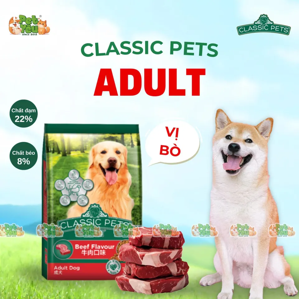 Hạt cho chó CLASSIC PETS 