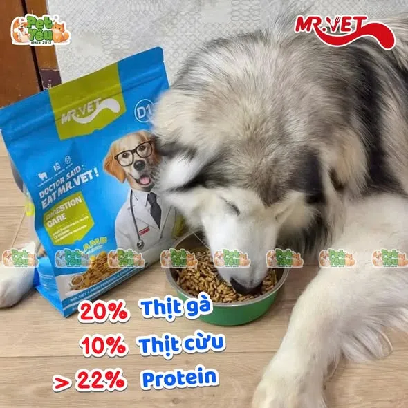 Thức ăn cho chó Mr.Vet D1