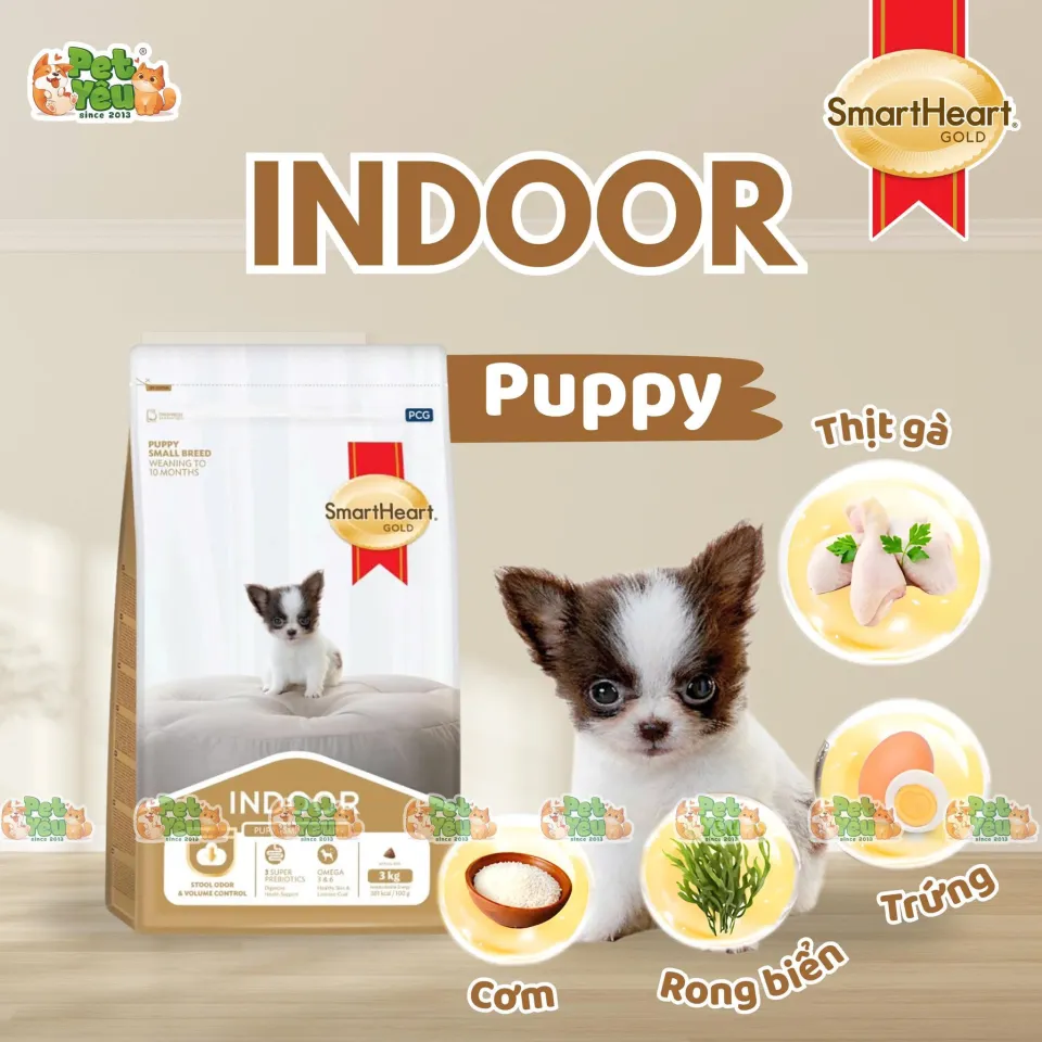Hạt cho chó SMARTHEART GOLD INDOOR