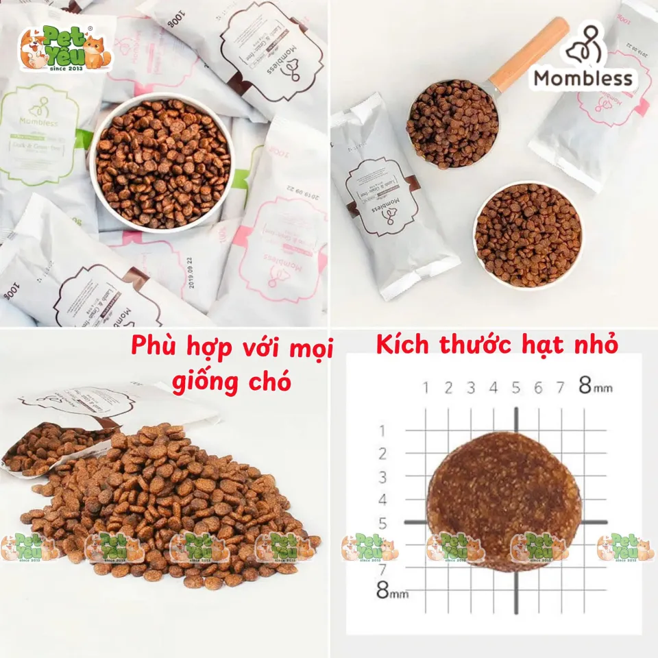 Thức ăn hạt mềm Mombless dành cho chó