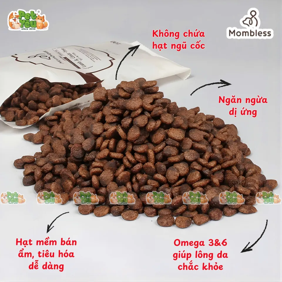 Thức ăn hạt mềm Mombless dành cho chó