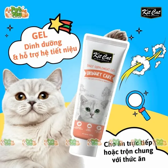 GEL DINH DƯỠNG 𝐊𝐈𝐓 𝐂𝐀𝐓 CHO MÈO CƯNG