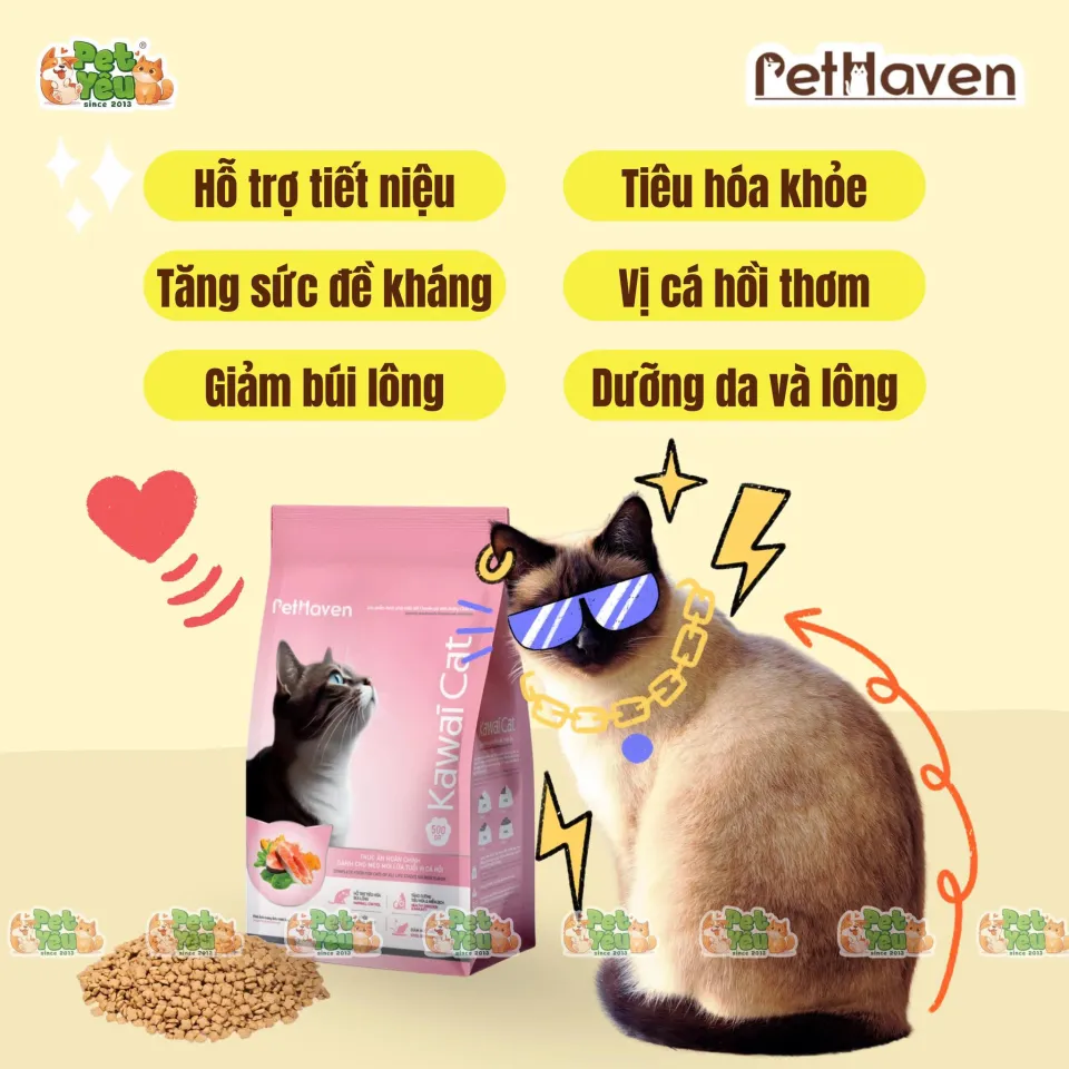 Hạt dành cho mèo mọi lứa tuổi Kawai Cat