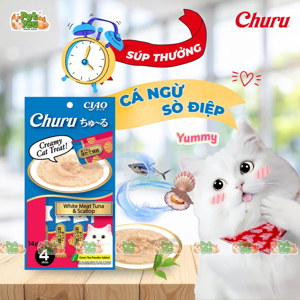 Súp Thưởng Ciao Churu cho mèo 