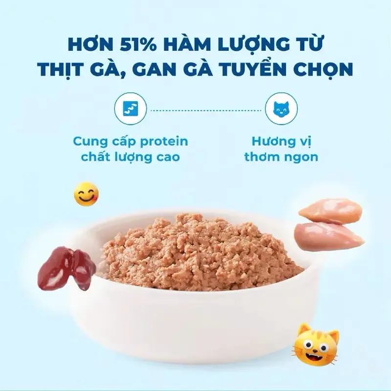 Pate cho mèo MR.VET - Gói 70G 