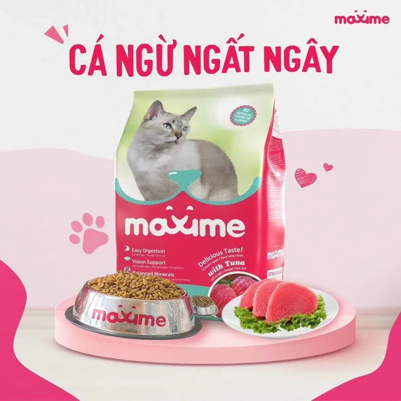 Thức ăn hạt cho mèo mọi lứa tuổi Maxime