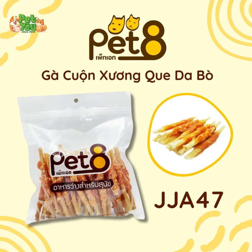 Snack Pet8 dành cho chó-400G
