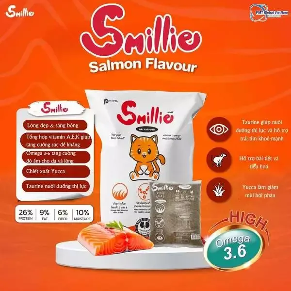 Thức Ăn Hạt Smillie Cho Mèo