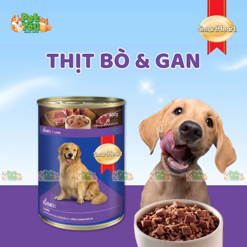 Pate cho chó SMARTHEART - Lon 400G