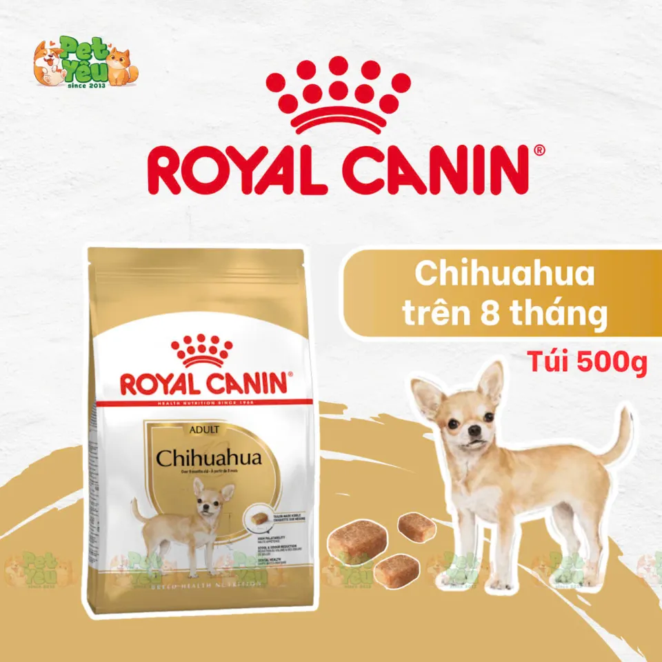 Thức ăn cho chó hạt Royal Canin Chihuahua Puppy & Adult 