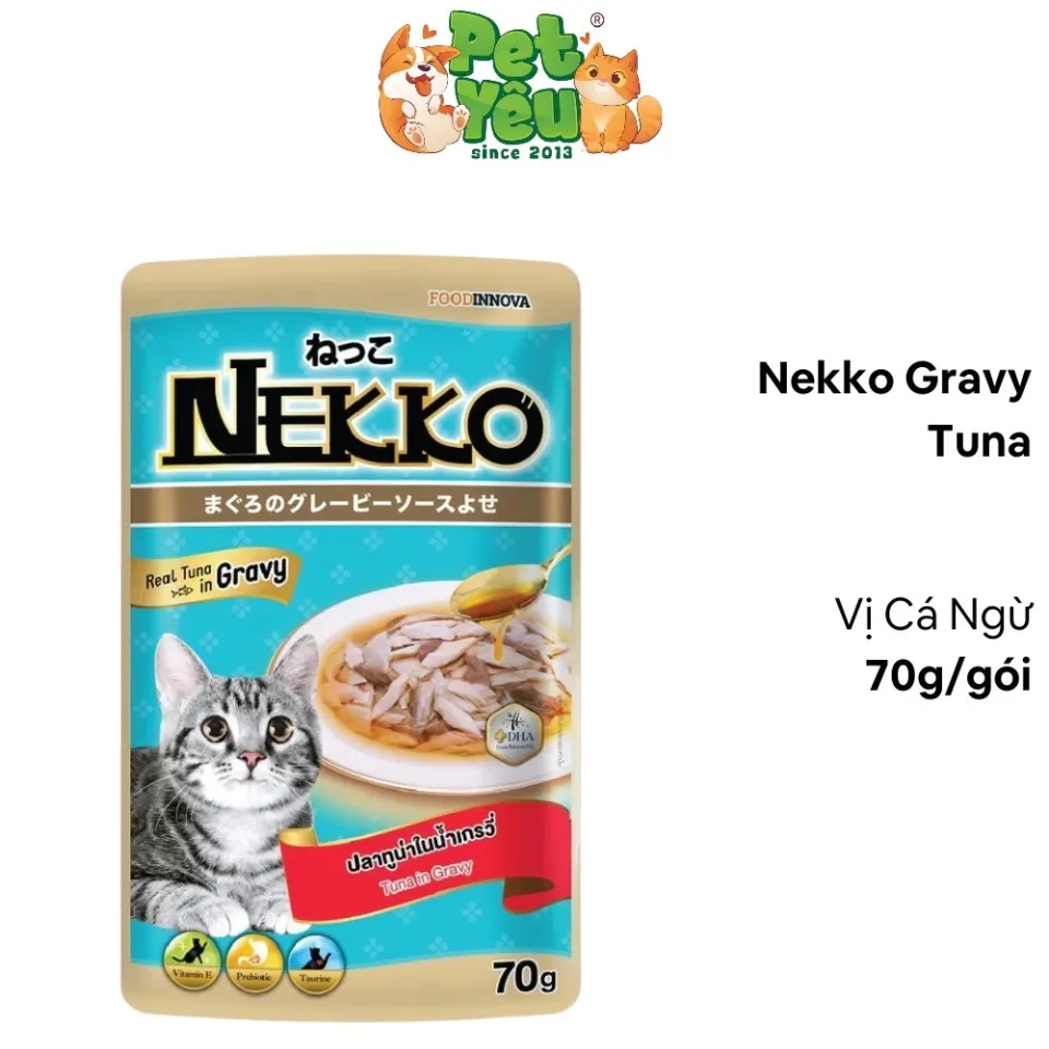 PATE NEKKO CHO MÈO TRƯỞNG THÀNH – GÓI 70G