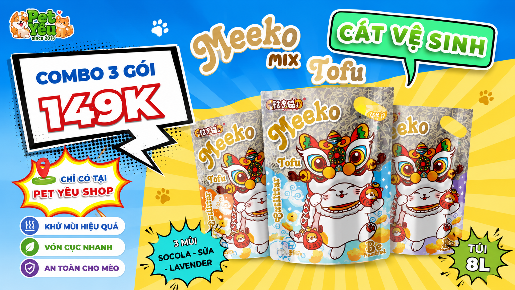 CÁT VỆ SINH MEEKO